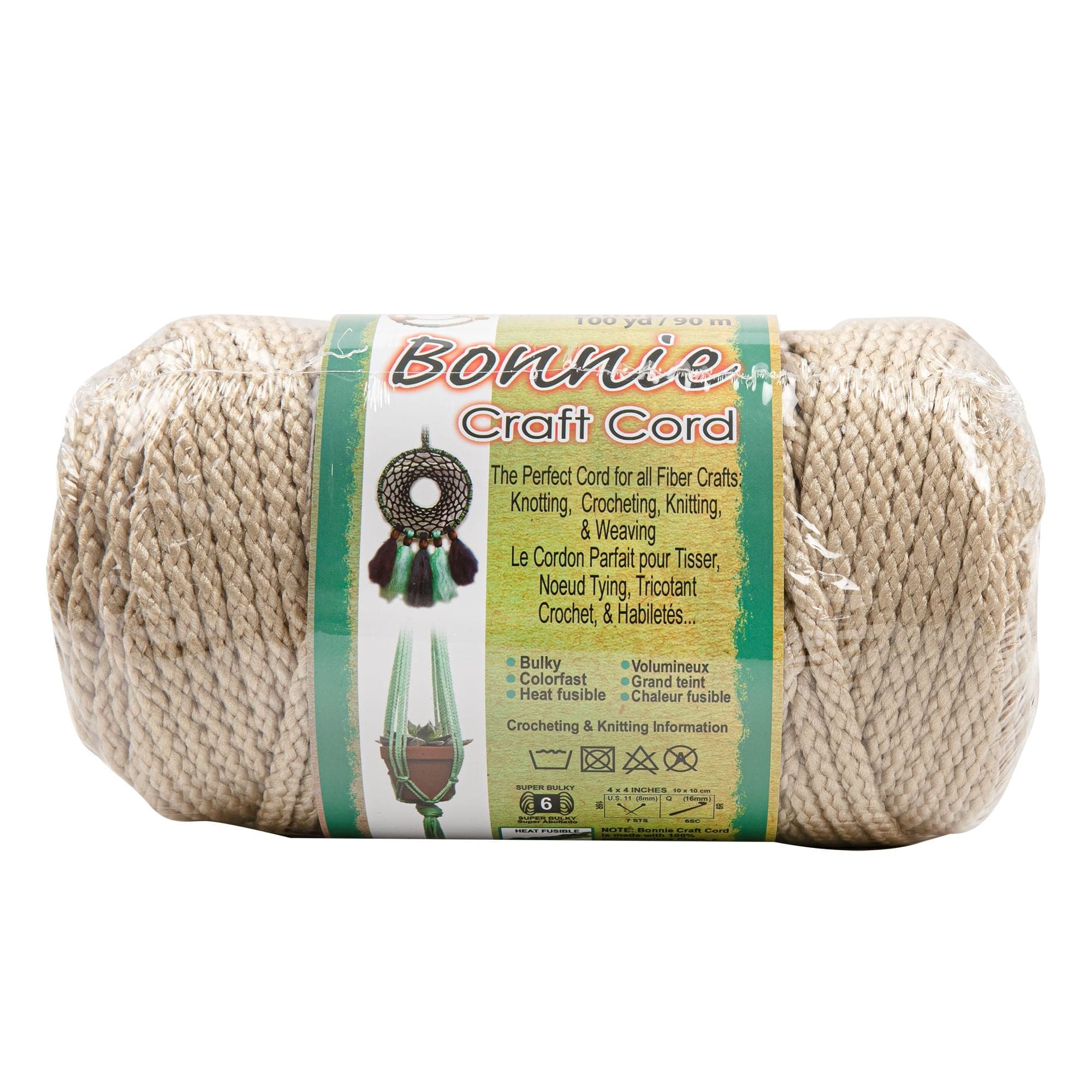 Make the most of these great Bonnie Macrame Craft Cord 6mm X 100yd  (Pearl/Beige) 956 offers