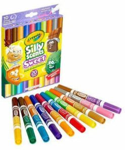 Crayola 10 Count Dual Ended Washable Double Doodlers Markers for