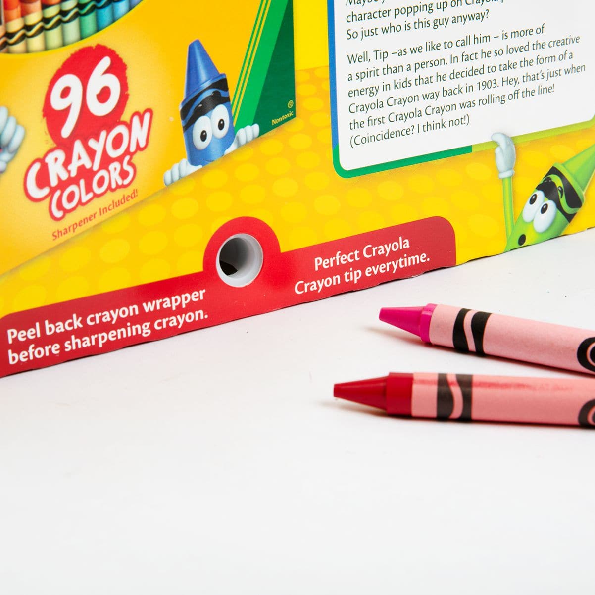 The Crayola Classic 96 Color Crayons in Flip-Top Pack with Sharpener -  Limit 1 135 Variety offers a wide range of Products