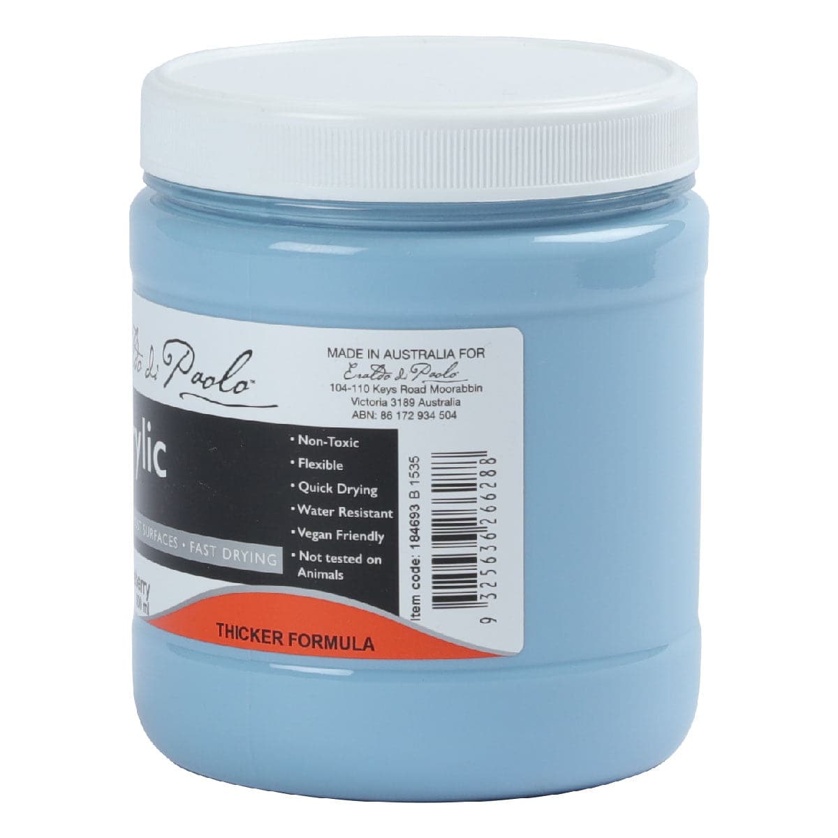 Find our curated selection of the highest-quality Eraldo Di Paolo Acrylic  Paint White 1 Litre 904