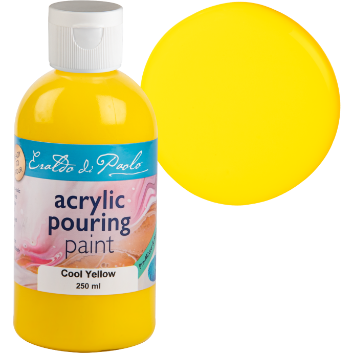 Eraldo Di Paolo Pouring Paint Cool Yellow 250ml 904 - Shop Now to