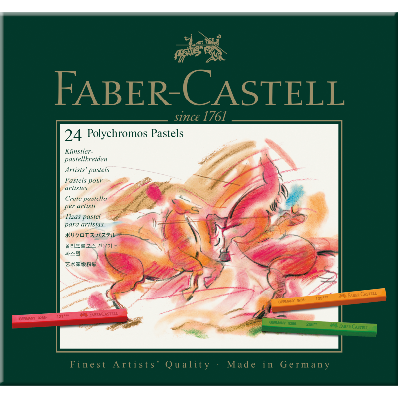 Box Of 24 Polychromos Colored Pencils Faber Castell