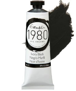 Ivory Black (37mL Oil Paint)