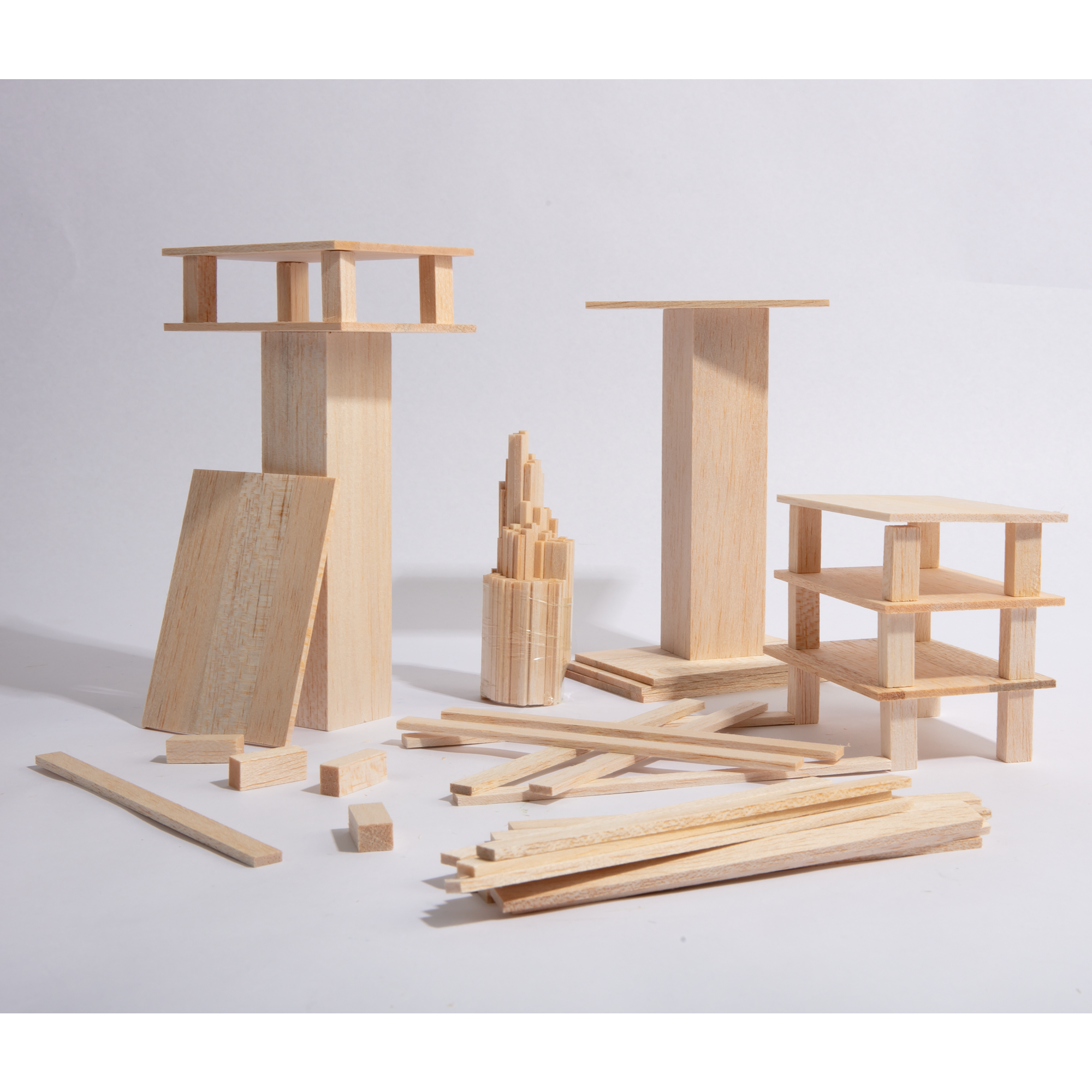 Purchase Hobby Line Balsa Wood Assorted Sizes & Shapes 152 Pieces 637 with  unbeatable pricing