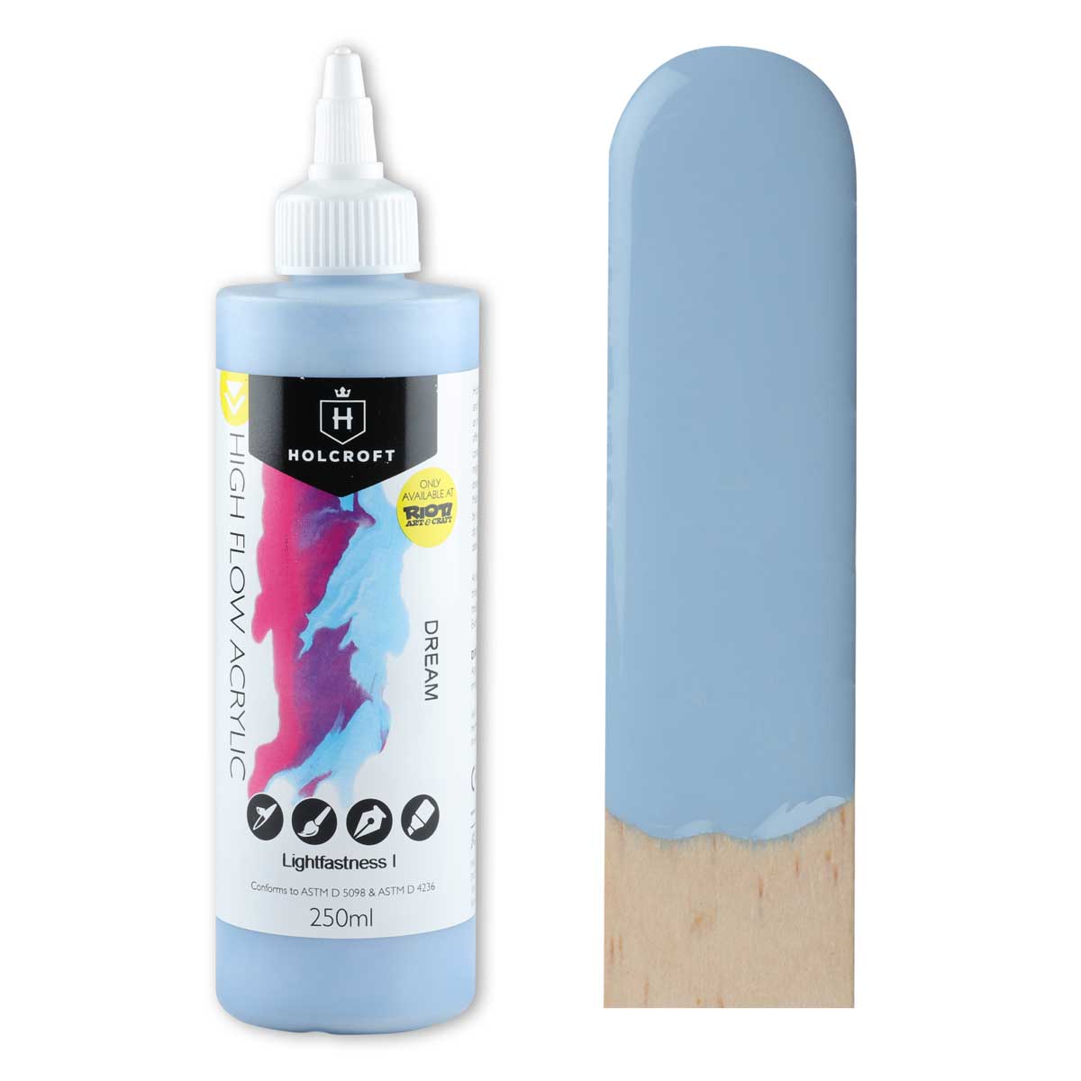 HIGH FLOW TIP: As well as flooding areas with colour, @holcroftofficial High  Flow Acrylics can be used delicately with a small, soft synthetic brush  for, By Riot