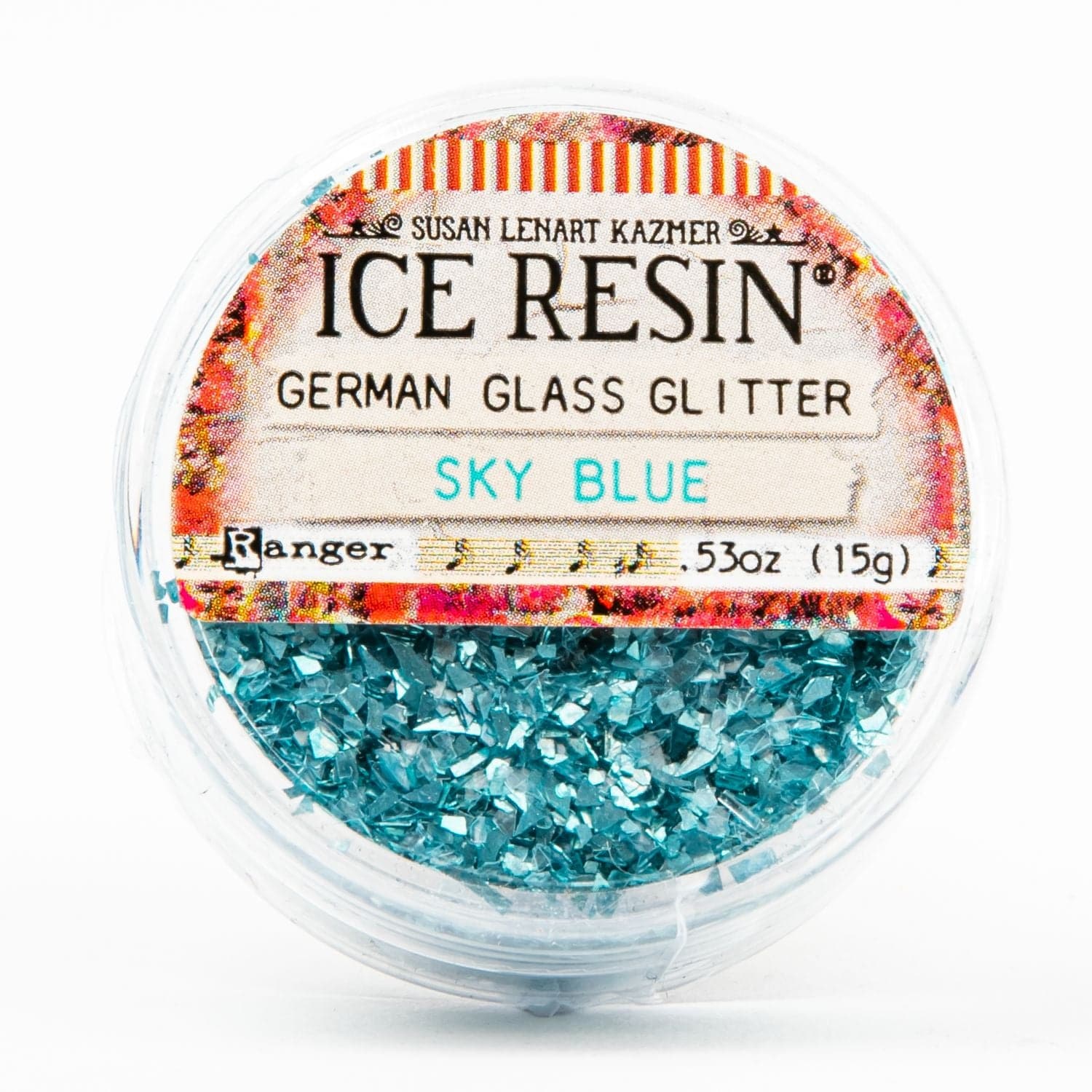 Ice Enamels German Glass Glitter - 15 grams Sky Blue 956 is a great price  for the money