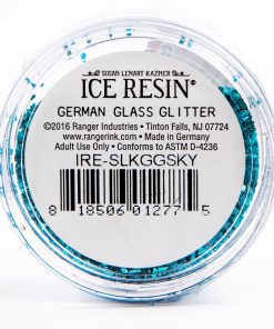Ice Enamels German Glass Glitter - 15 grams Sky Blue 956 is a
