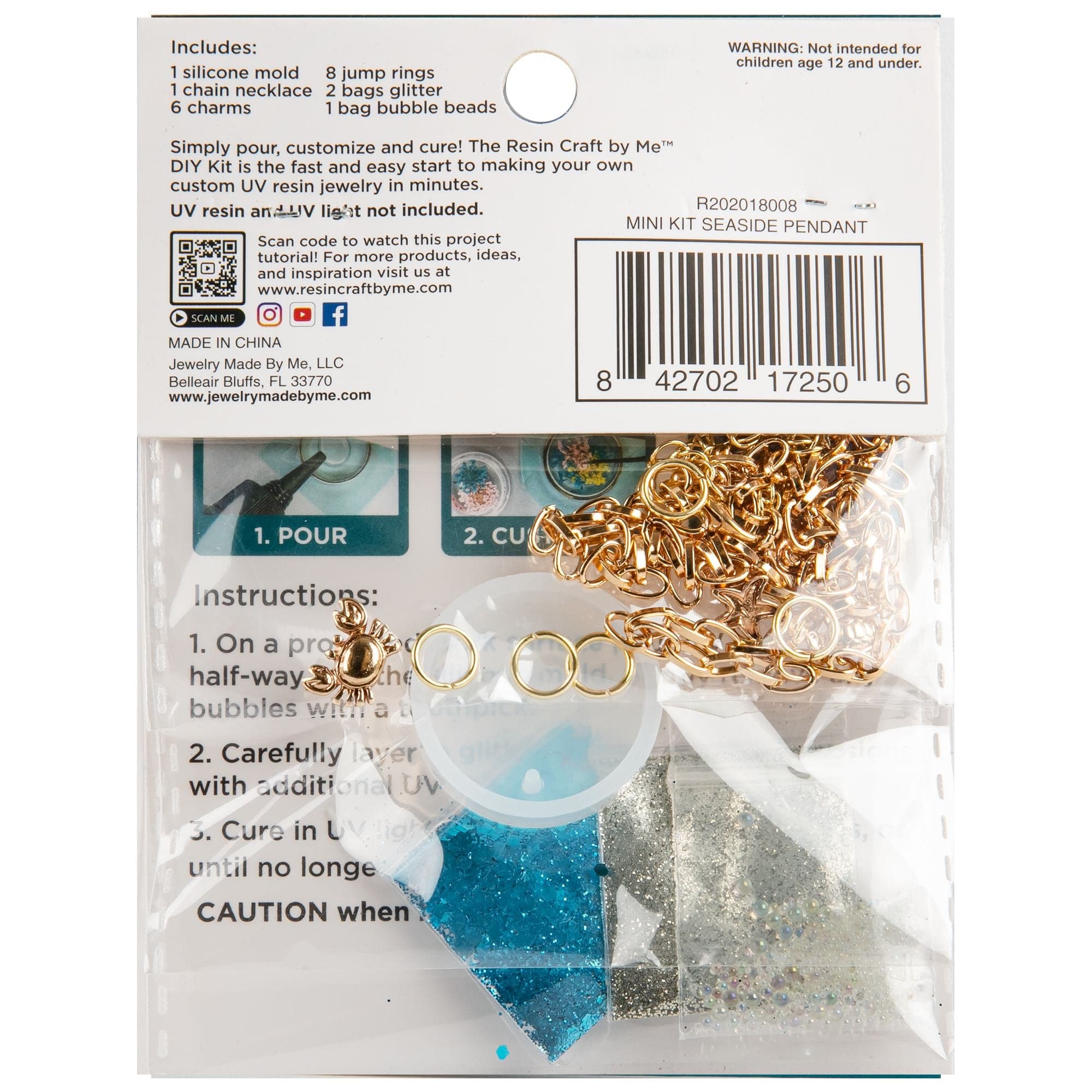 Shopping online for the latest Jewelry Made by Me Resin Craft Mini Kit  Seaside Pendant 956
