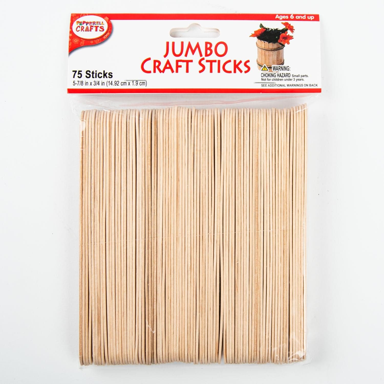 Enjoy our wide selection of Jumbo Craft Sticks - Natural Wood 14.9x1.9cm 75  Pieces 956 and save money