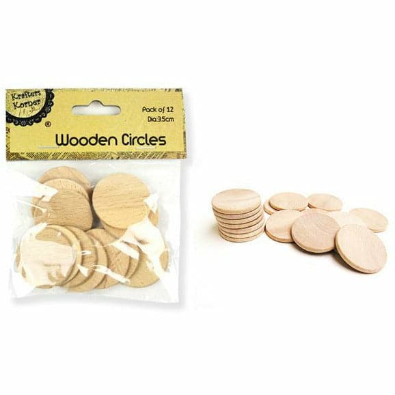 Lift Your Lifestyle to the Next Level: You can do this by Krafters Korner Wooden  Circles (12 Pack) Jem