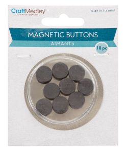 Magnetic Buttons 12mm 18/Pkg