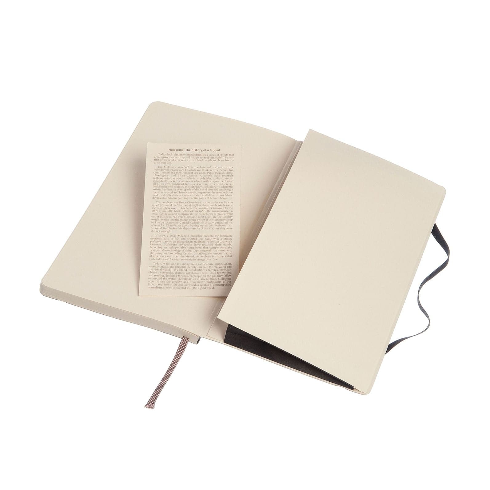 Moleskine Classic Plain Paper Notebook A4 Size, Black Soft Cover