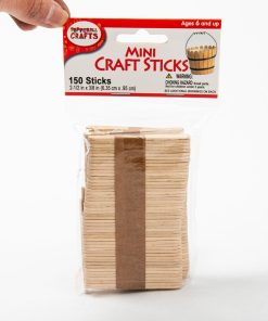 The Latest Collection of Mini Craft Sticks 6.3 x 0.95cm 150 Pieces 956