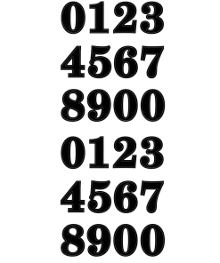 Rub-on Sticker, Letters And Numbers, H: 17 mm, 12,2x15,3 cm, Black, 1 Pack
