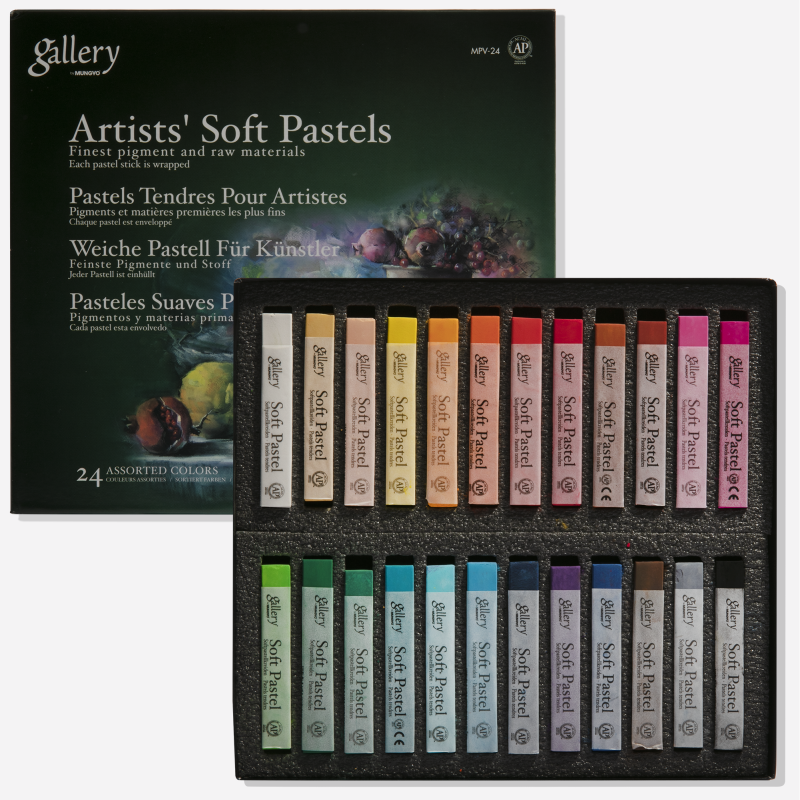 Find the latest online Mungyo Gallery Artist Soft Pastels Set 24 569