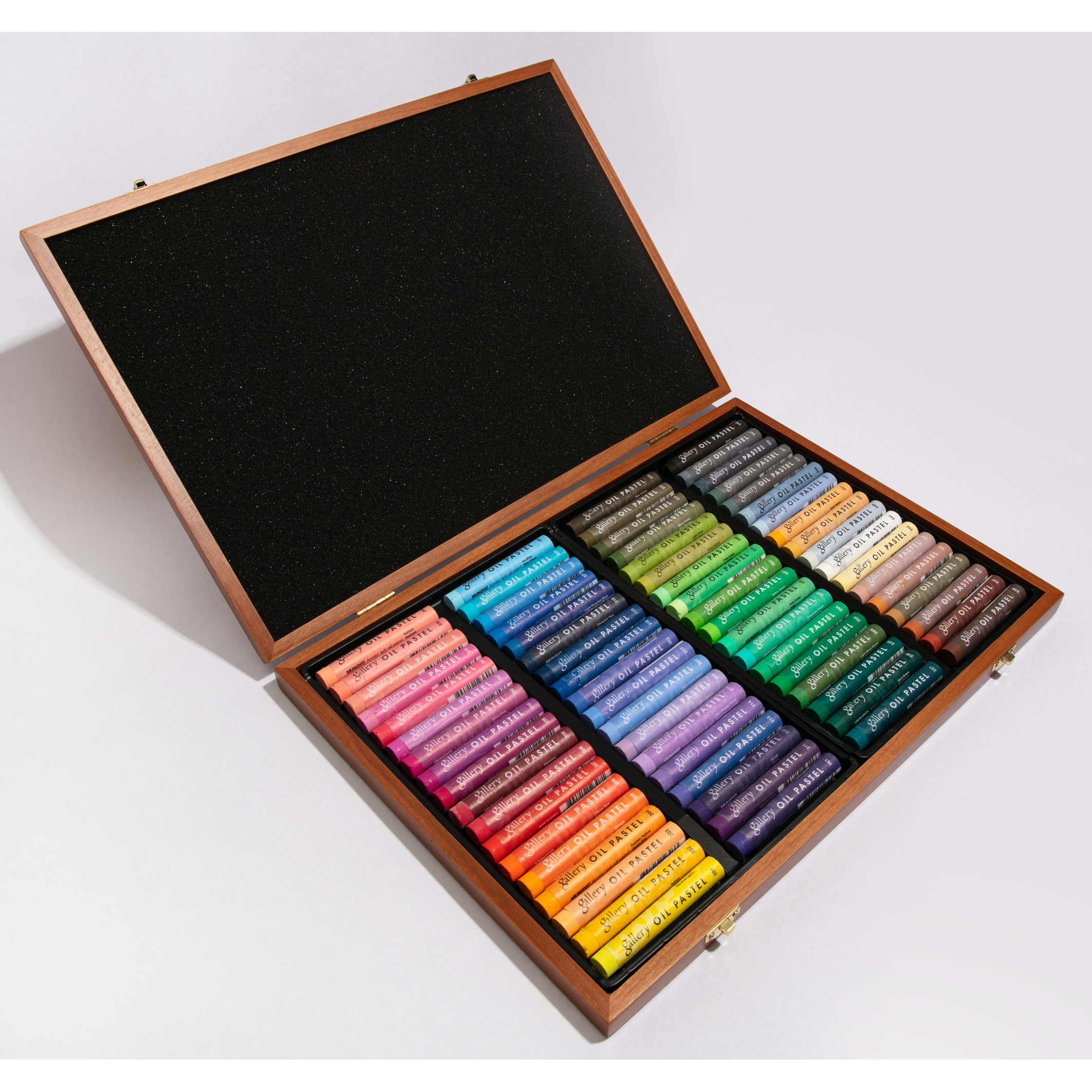 The Mungyo Gallery Artist Soft Pastels - Set 72 in Wooden Box 569