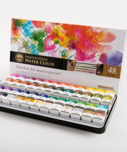 Mungyo Watercolour Pan Set Half Size 48 Colours 569 : Find the must-have  items