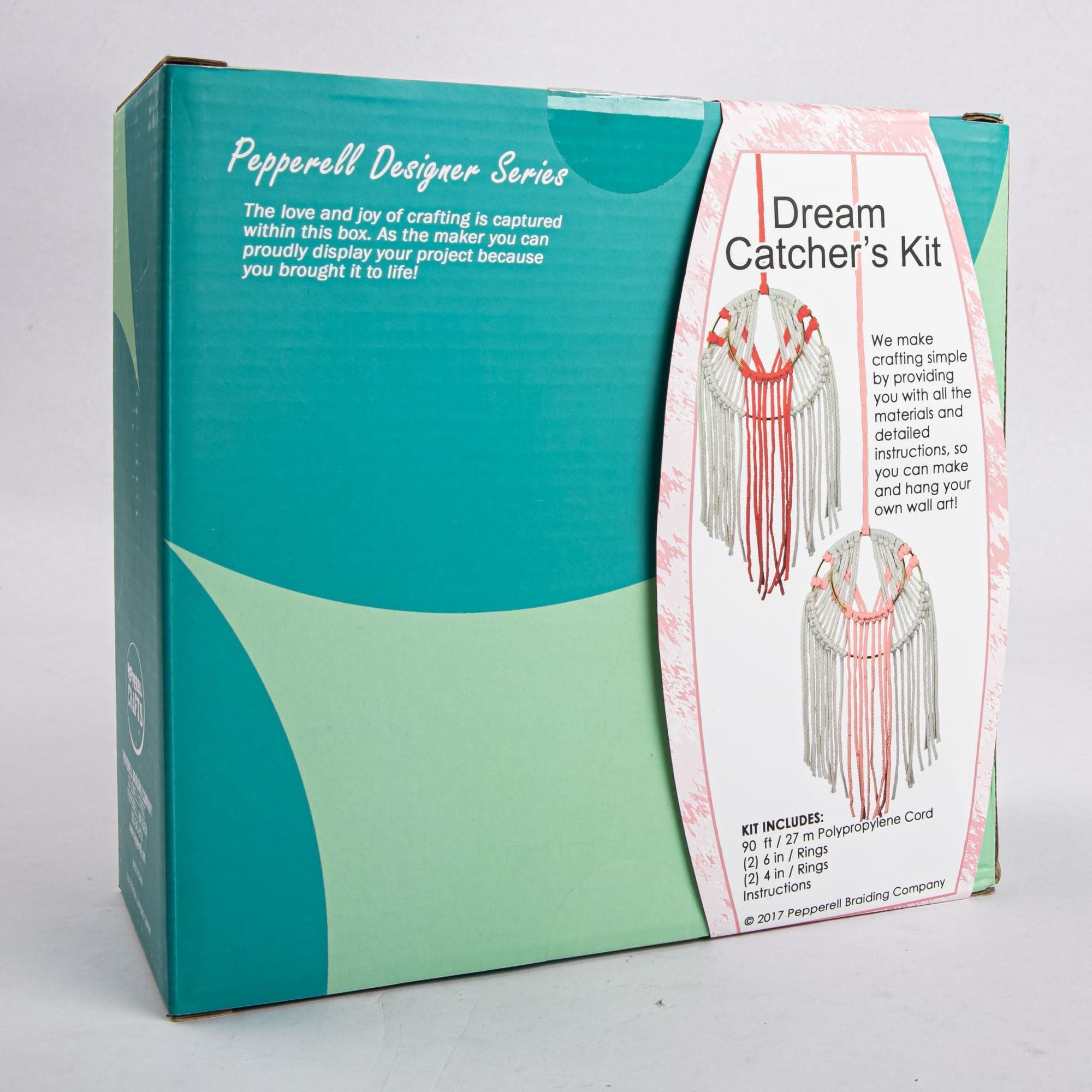 Pepperell Designer Macrame Modern Dream Catchers Kit - Coral Pink 956 Shop  Smarter to Save More