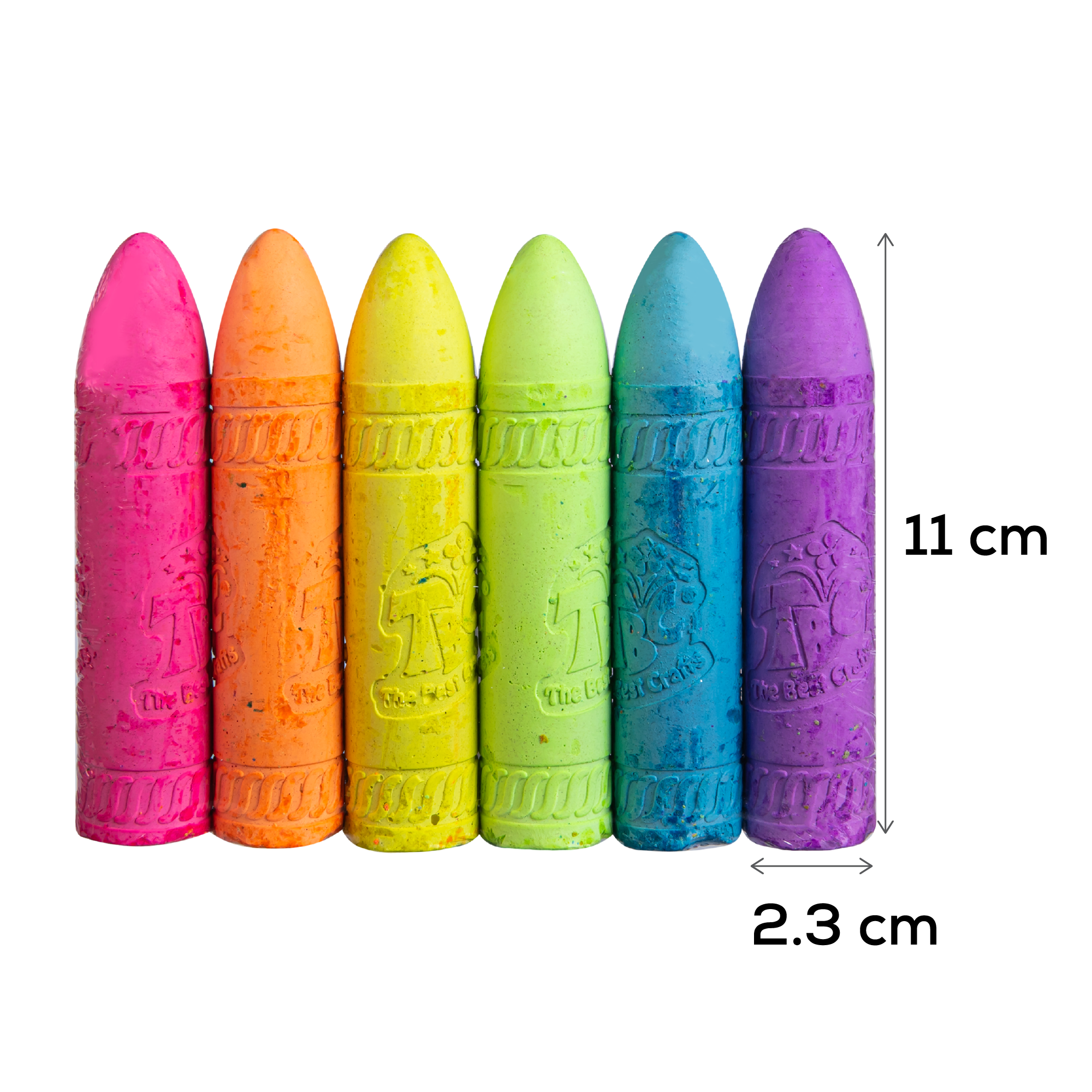 Shop the latest collection of TBC Washable Neon Sidewalk Chalk (6