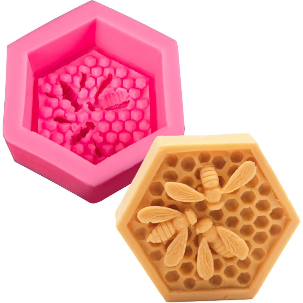 The Clay Studio Honeycomb Silicone Mould for Polymer Clay and Resin  7.1x7.1x3.7cm ANH Now is the moment to shop and enjoy huge savings