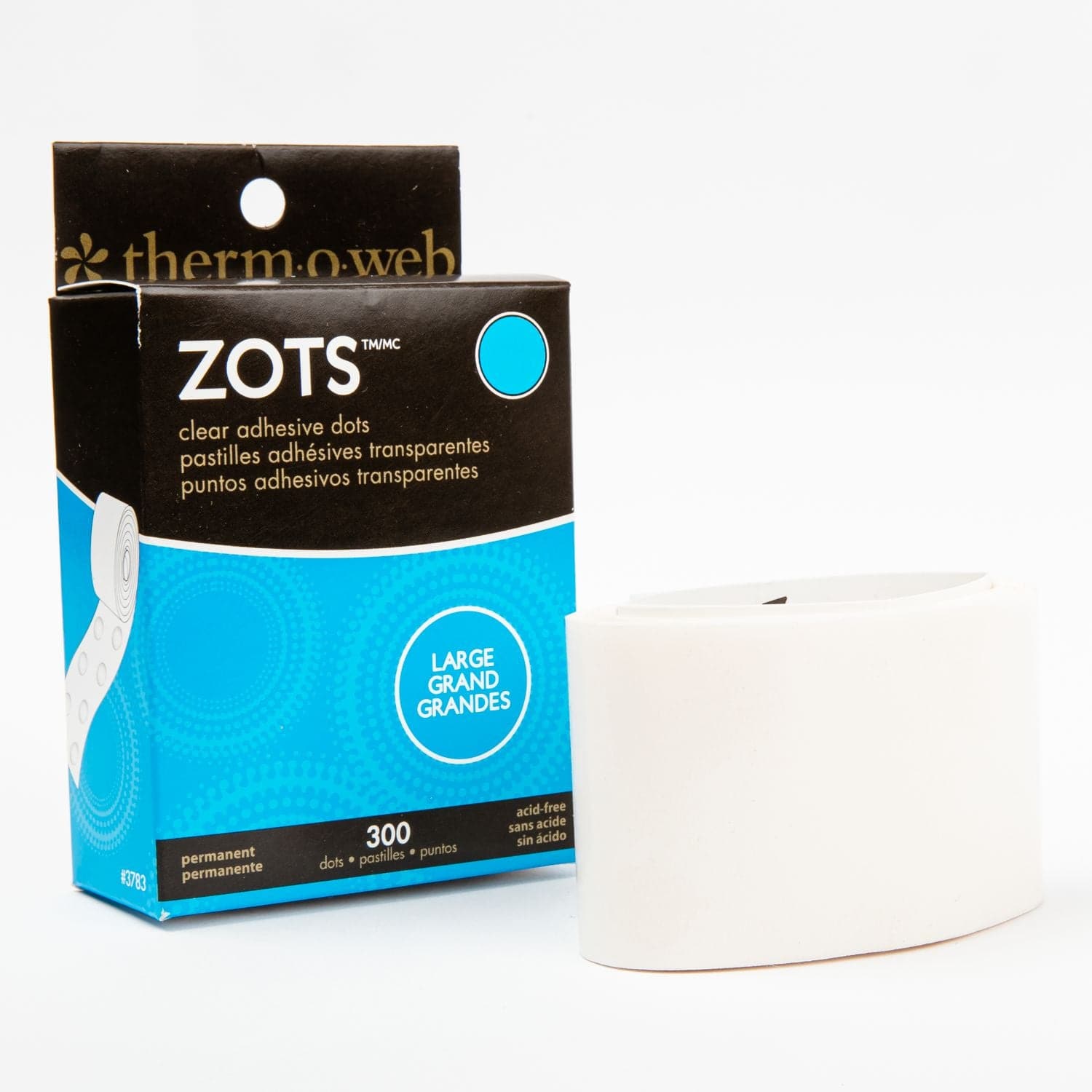 Shop for the Latest Fashions and Innovations at Thermoweb Zots Clear  Adhesive Dots-Large 1.2cmX0.4mm Thick 300/Pkg 956