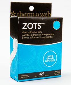 Zots Lots Of Dots, Small, 300 clear adhesive dots, scrapbook (Thermoweb)