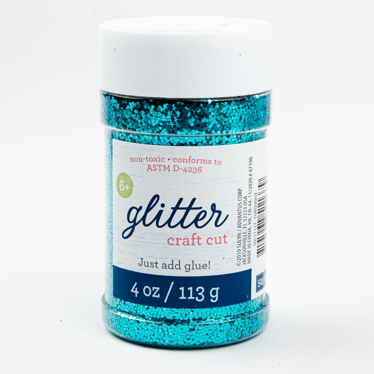Sulyn Glitter 4oz-Metallic Turquoise