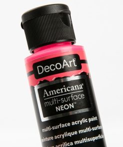 Find the Americana Multi-Surface Neon Acrylic Paint 59mL -Pink 956 you  need! Wide variety is available