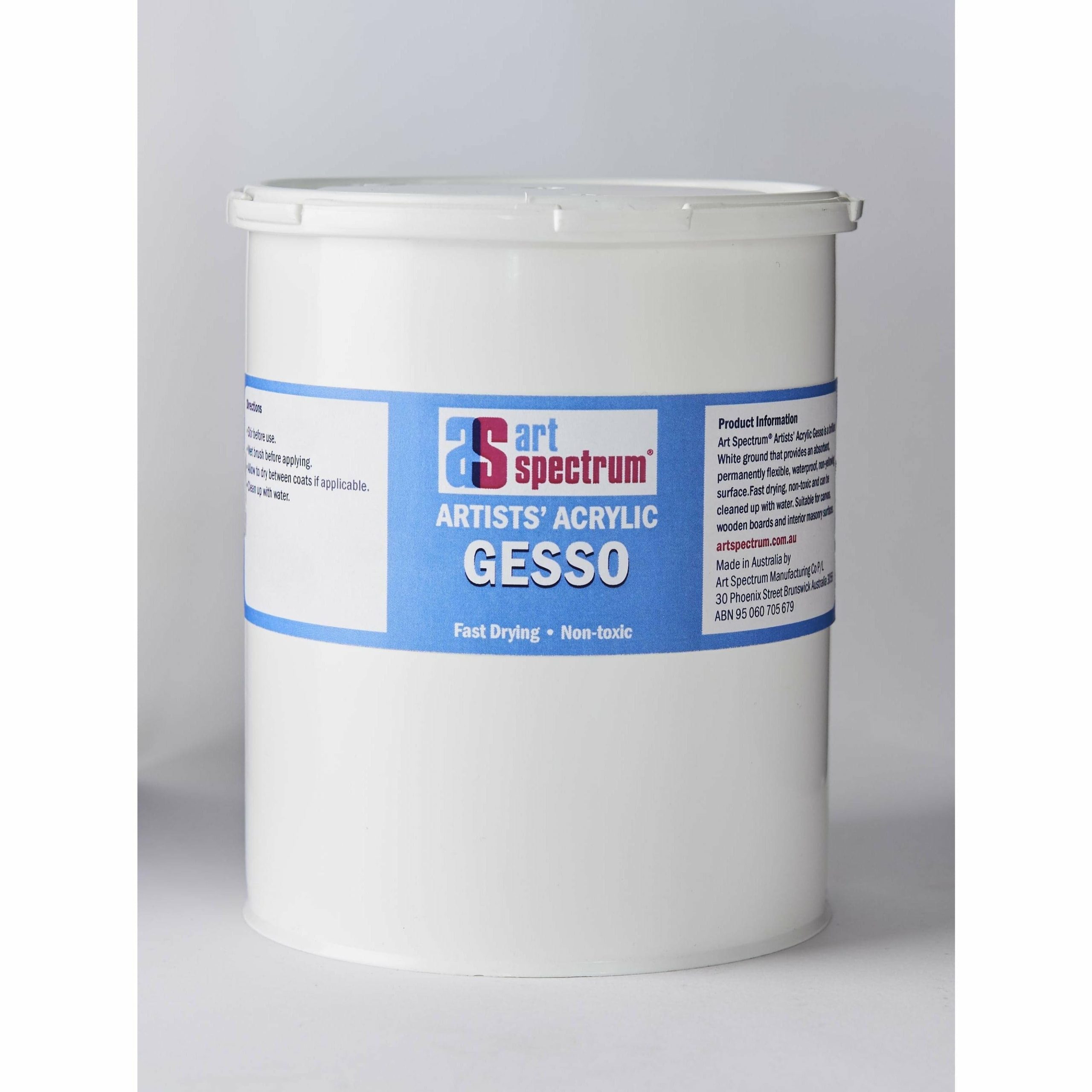 Art Spectrum 1Lt Artists' Quality Gesso - White 130 Discover the latest  fashion trends and purchase now