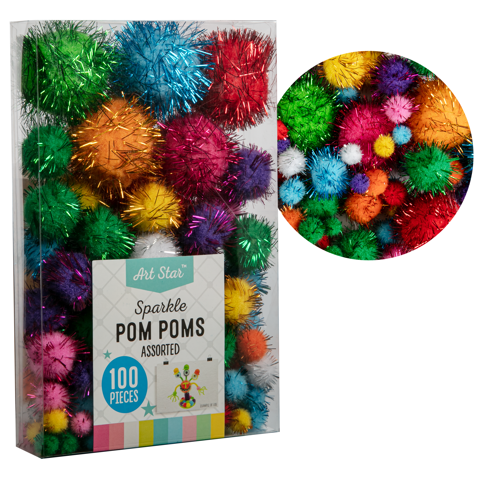 EconoCrafts: Glitter Pom-Poms