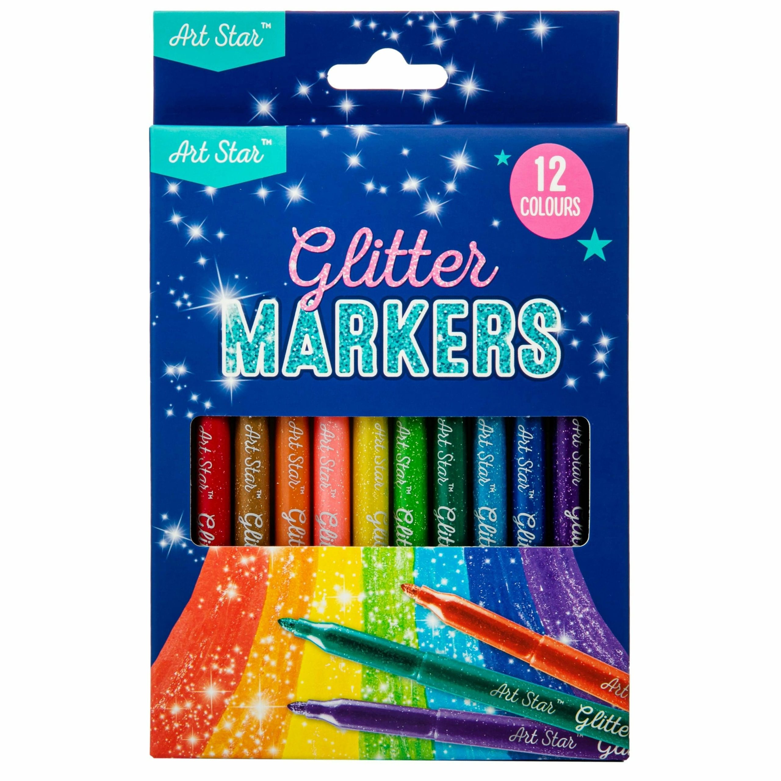 Find the best deals on Art Star Glitter Markers (12 Pack) 951