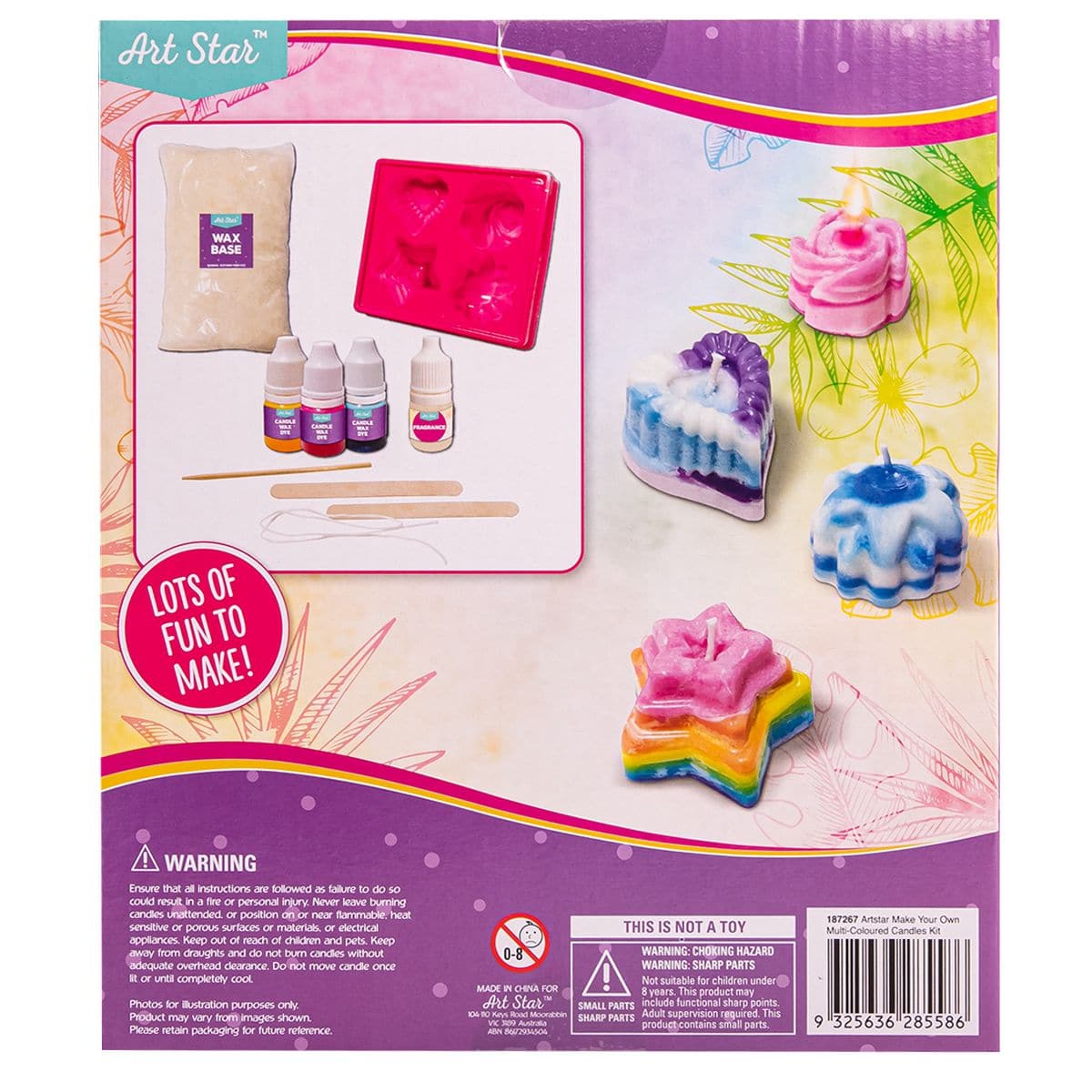 Save Money on Art Star Make Your Own Candles Kit Multi-Coloured 561 and get  the look you Like