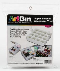 Artbin Super Satchel Double Deep W/removable Dividers-aqua Handle